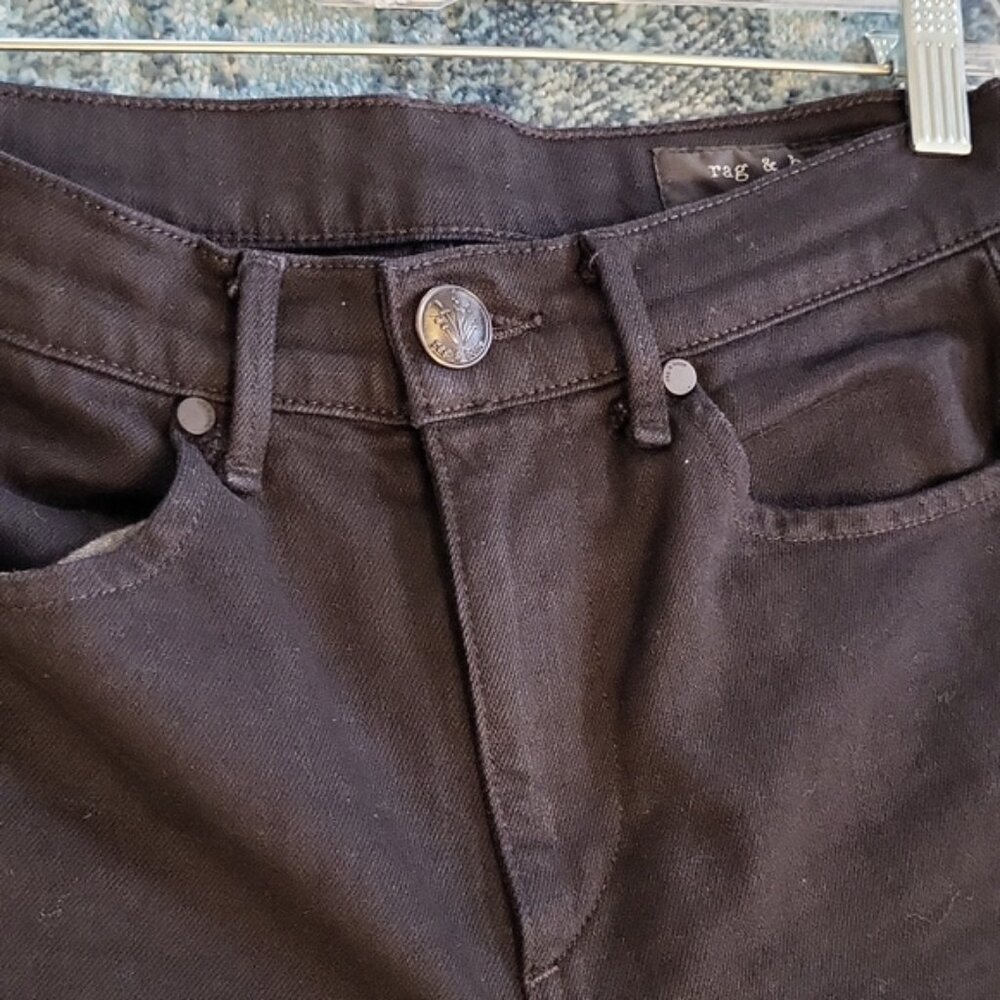 Rag & Bone Nina Skinny Black Jeans sz 2 - Picture 6 of 6